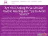 Psychic Readings - Psychic Readings Using Tarot Or Cartomancy