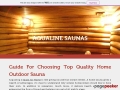 An Infrared Sauna Might Be The Best Choice