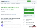 Rank Importance  - Get Listed in a High Traffic Directory