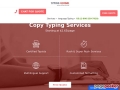 copy typing services rates